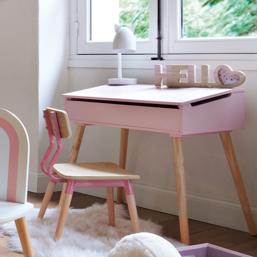 Krzesło dla dzieci Retro różowe