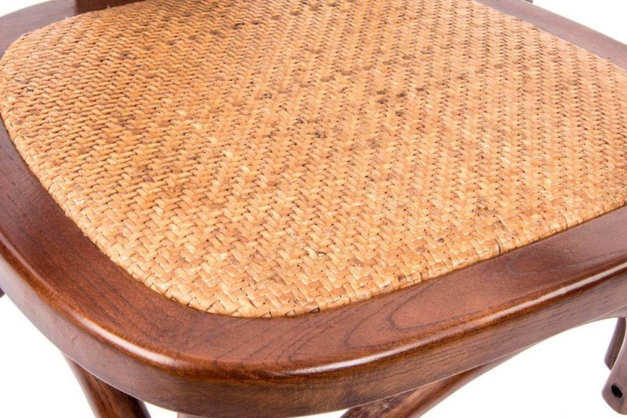 Krzesło drewniane gięte Vintage brązowe