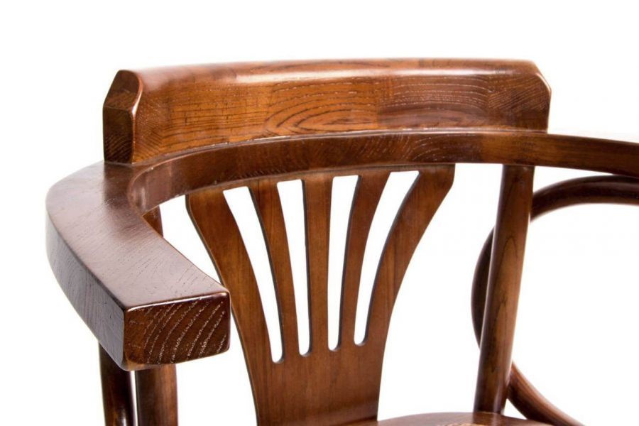 Krzesło drewniane gięte Vintage brązowe