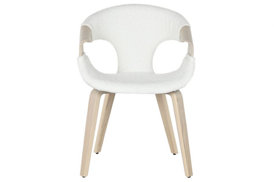 Krzesło drewniane Mello Lounge białe - Item International 2