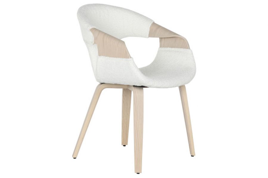 Krzesło drewniane Mello Lounge białe - Item International 5