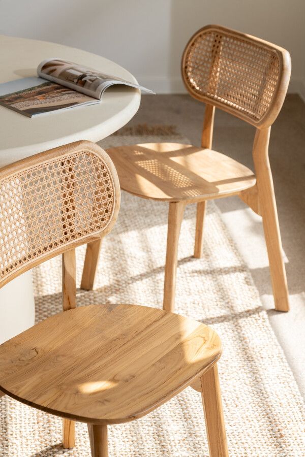 Krzesło drewniane Nora Teak