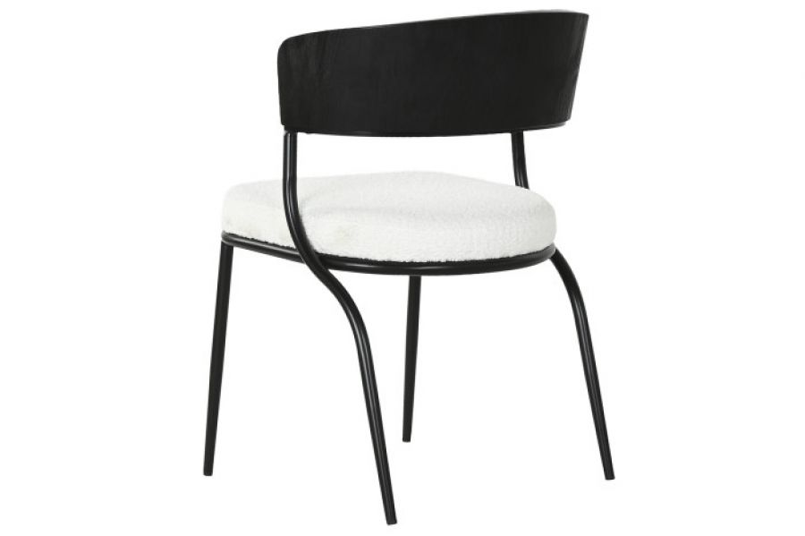 Krzesło Elegant boucle białe - Item International