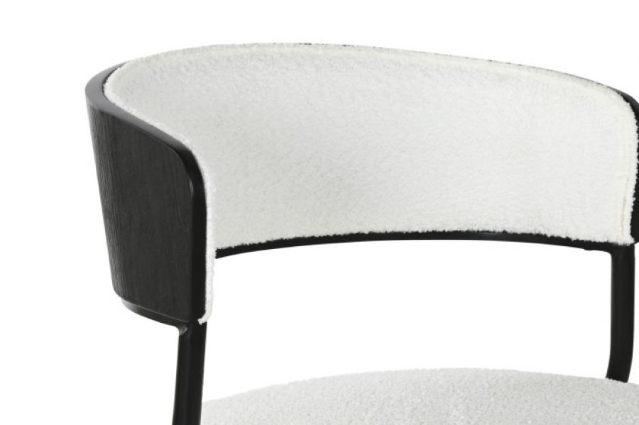 Krzesło Elegant boucle białe - Item International