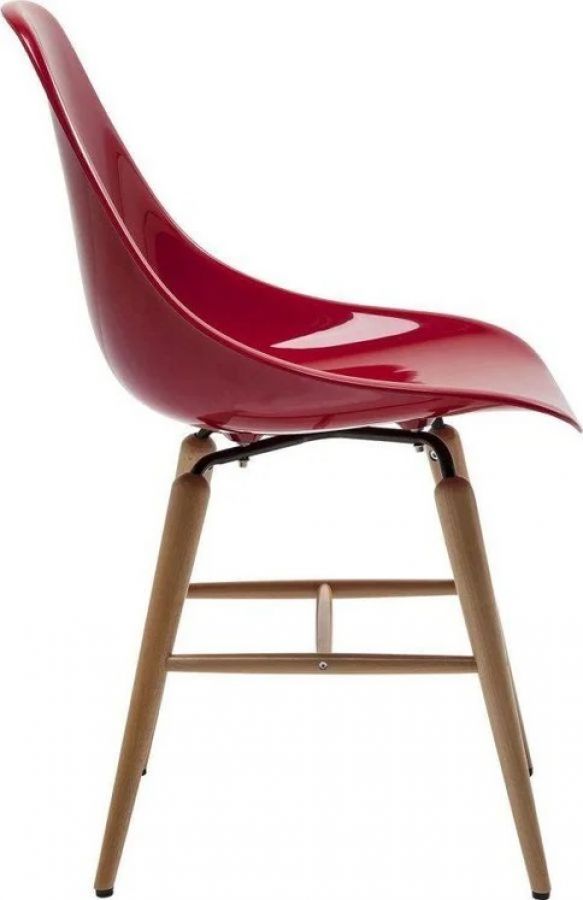 Krzesło Forum Wood czerwone   - Kare Design
