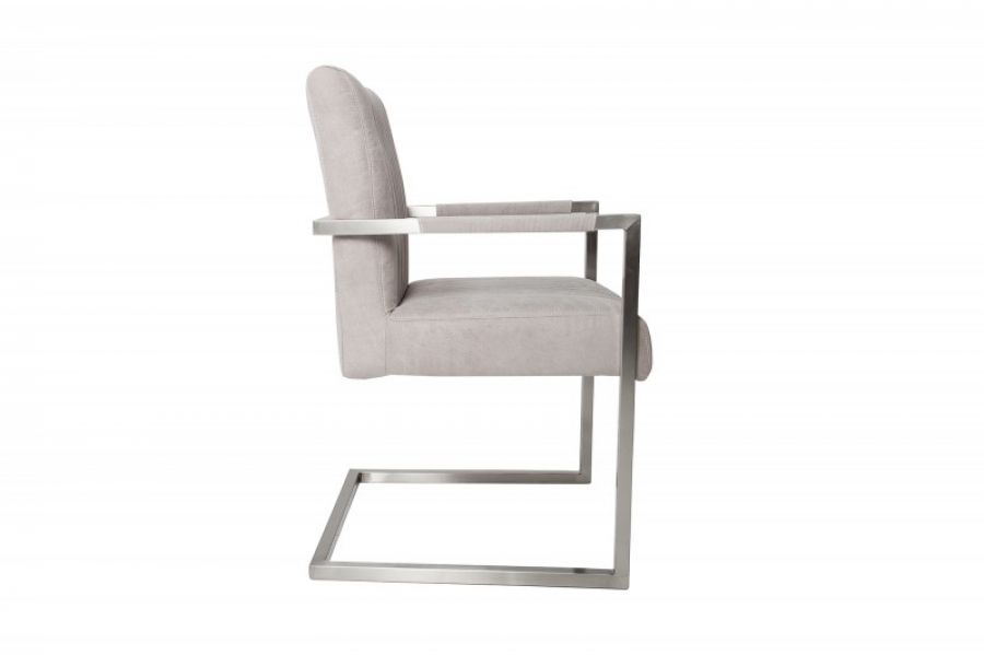 Krzesło Fotel Big Aston stone szare - Invicta Interior