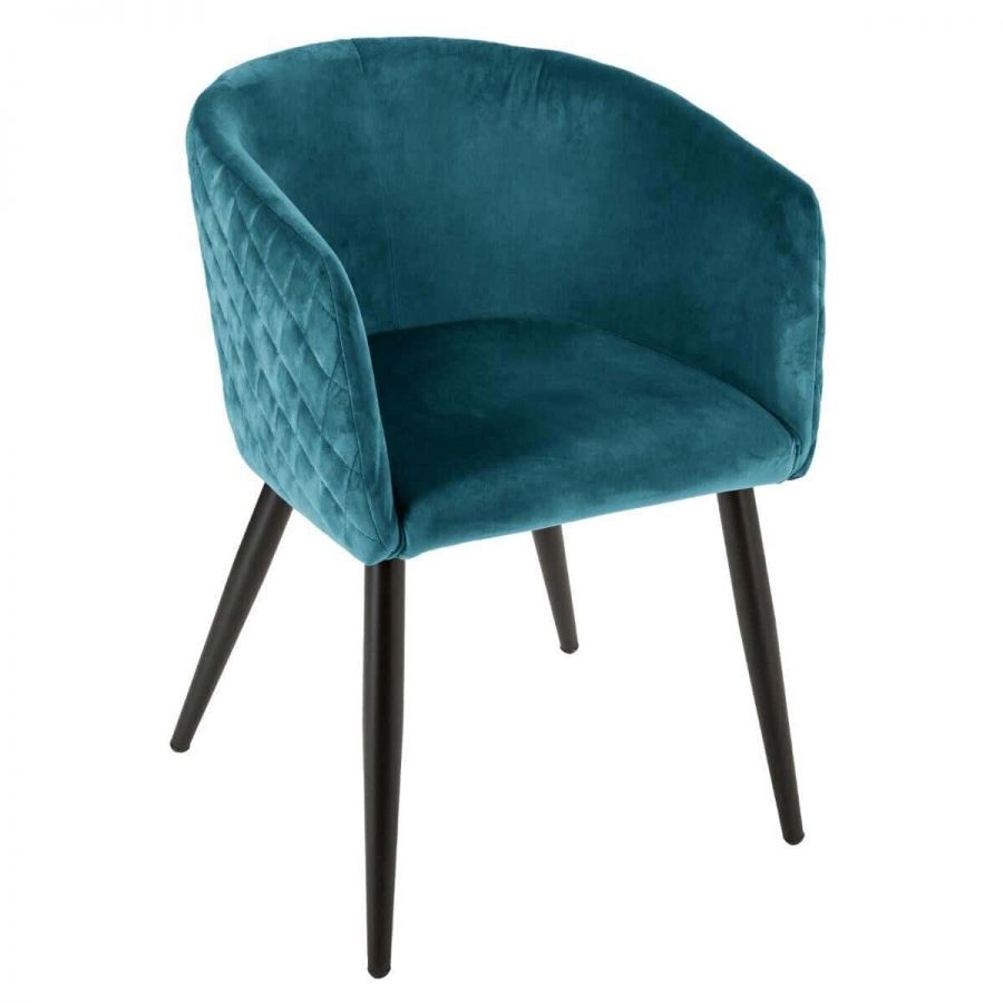 Krzesło Gala aksamitne niebieskie - Atmosphera
