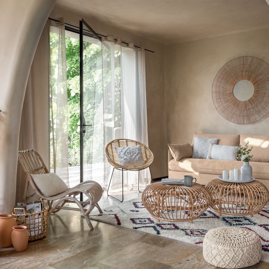 Krzesło Kula Boho ratanowe - Atmosphera