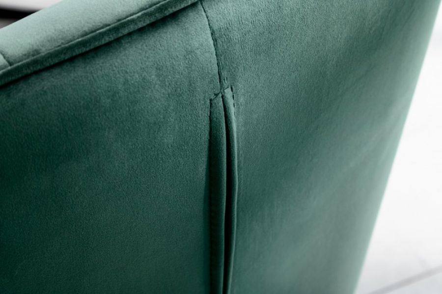 Krzesło Loft Samt zieleń butelkowa  - Invicta Interior