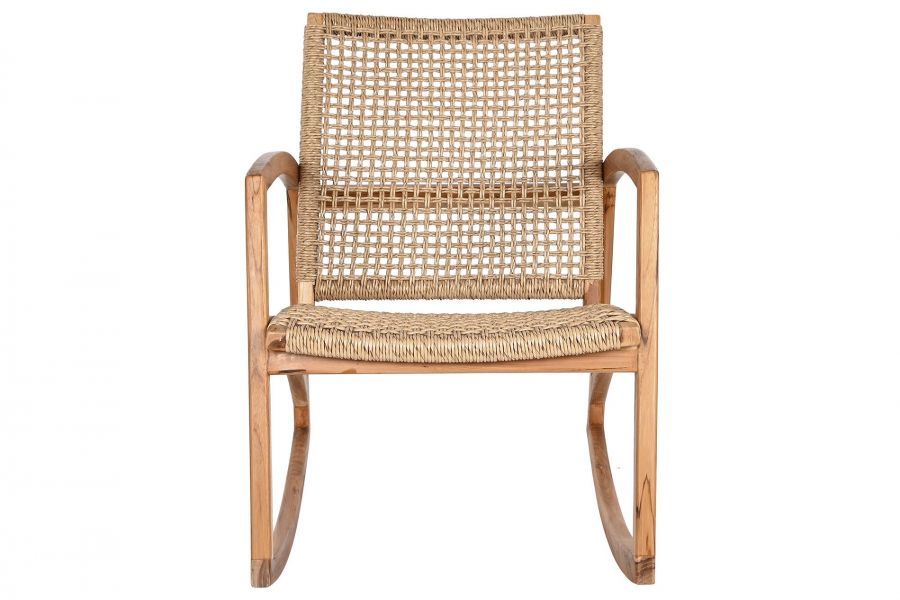 Krzesło Modern Classic rattanowe fotel bujany - Item International
