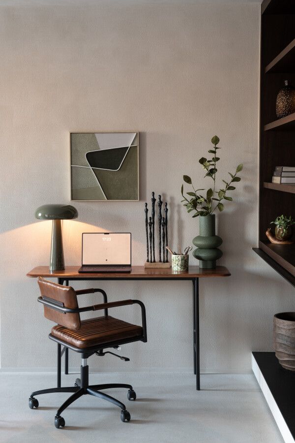 Krzesło obrotowe Canyon Leather brązowe