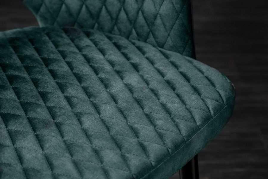 Krzesło Paris aksamitne petrol - Invicta Interior