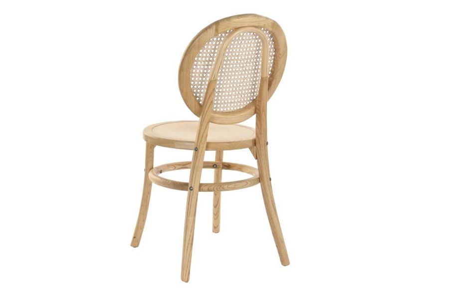 Krzesło rattanowe Icon retro z plecionką wiedeńską natur - Item International