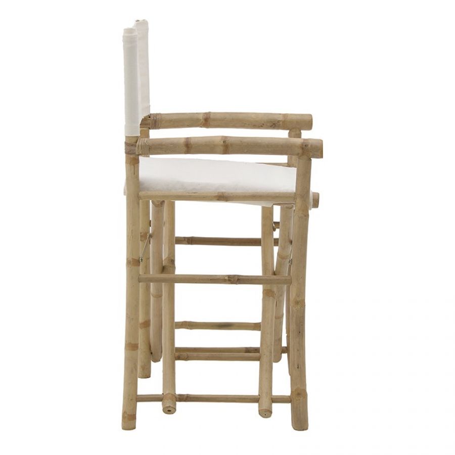 Krzesło reżyserskie Boho bambusowe składane