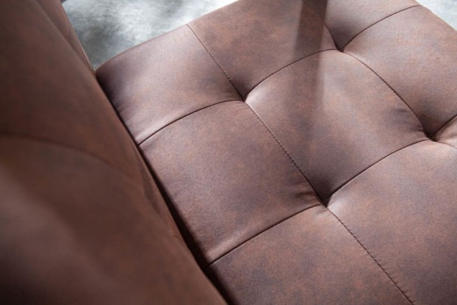 Krzesło Rodeo vintage brązowe  - Invicta Interior