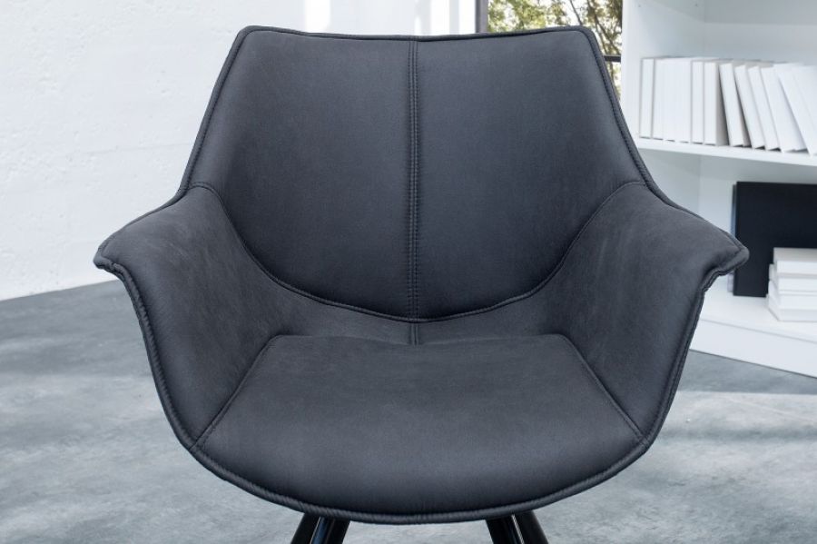 Krzesło The Dutch Retro szare - Invicta Interior