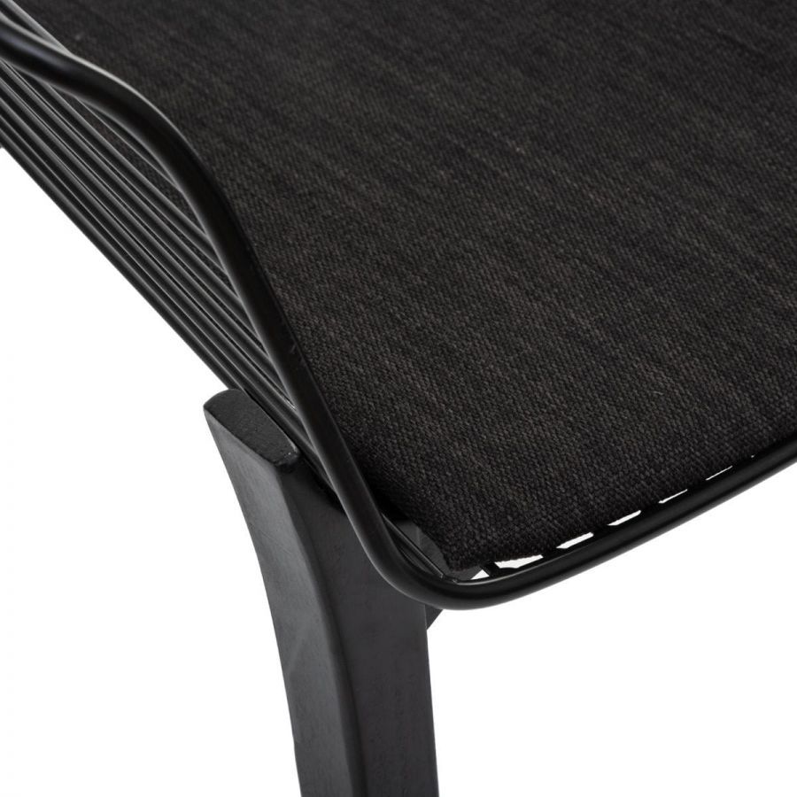Krzesło Wire Lounge czarne
