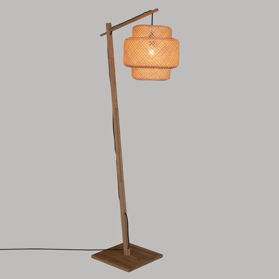 Lampa bambusowa Boho Natur podłogowa - Atmosphera