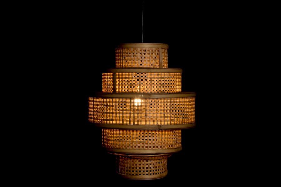 Lampa bambusowa Japandi