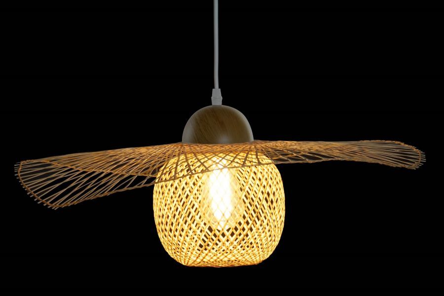 Lampa bambusowa Kapelusz 55 cm - Item International