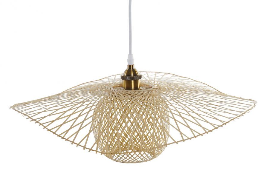 Lampa bambusowa Kapelusz 55 cm