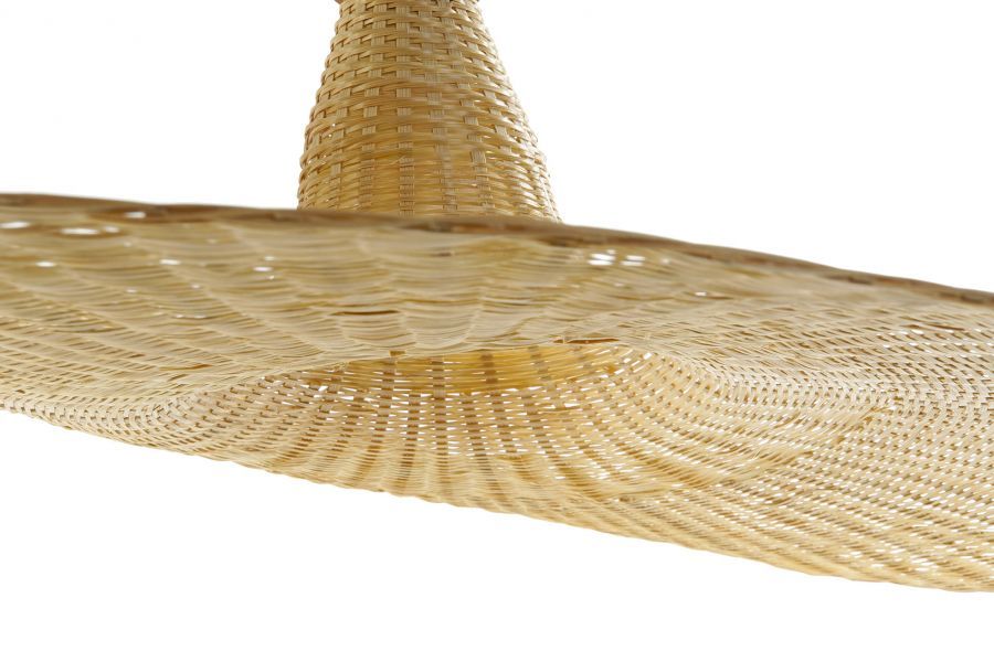 Lampa bambusowa Kapelusz 58 cm - Item International