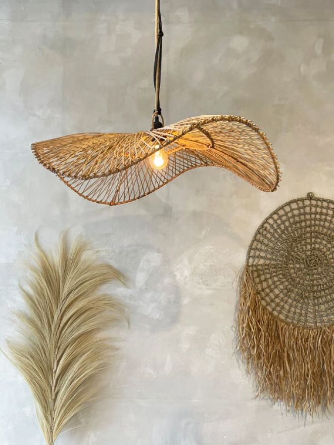 Lampa Chapeau L natural  - Bazar Bizar