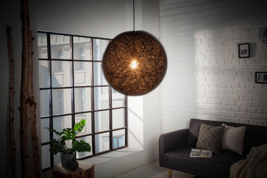 Lampa Cocoon czarna 35 cm 