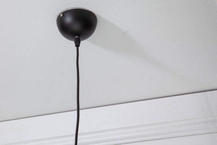Lampa Cocoon czarna 60 cm  - Invicta Interior