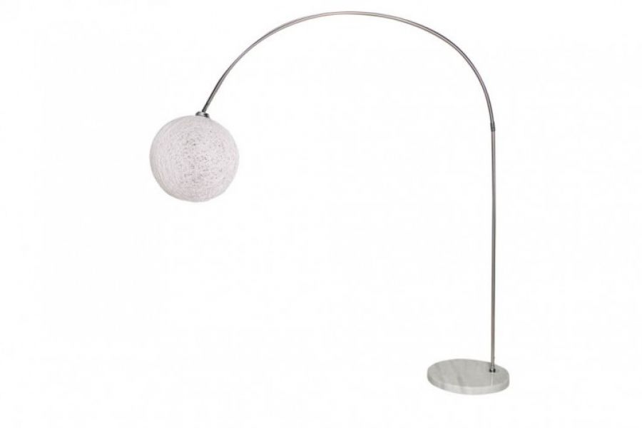 Lampa Cocoon podłogowa biała - Invicta Interior