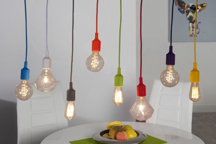 Lampa Colorful Bulbs bunt 8  - Invicta Interior