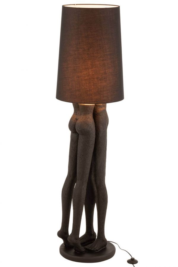 Lampa Couple czarna podłogowa