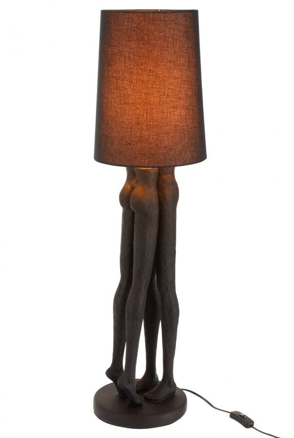 Lampa Couple czarna stołowa - J-Line
