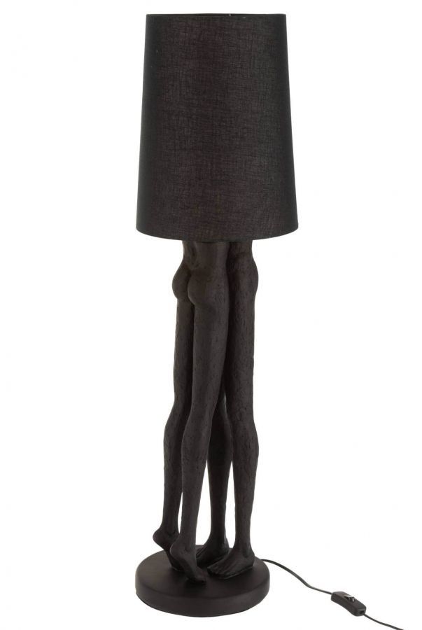 Lampa Couple czarna stołowa - J-Line