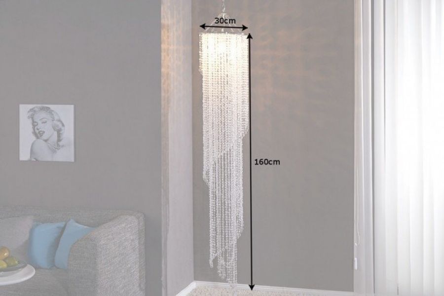 Lampa Diamentowe Tornado Big Strass  - Invicta Interior