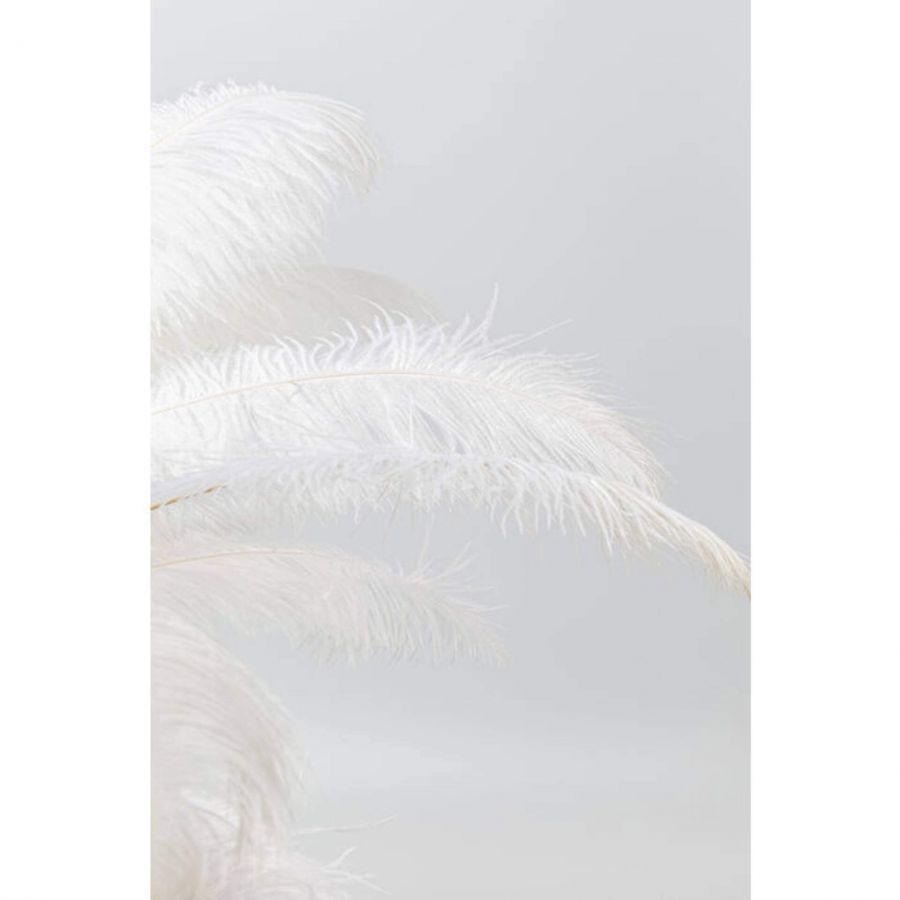 Lampa Feather Palm biała stołowa 60cm - Kare Design