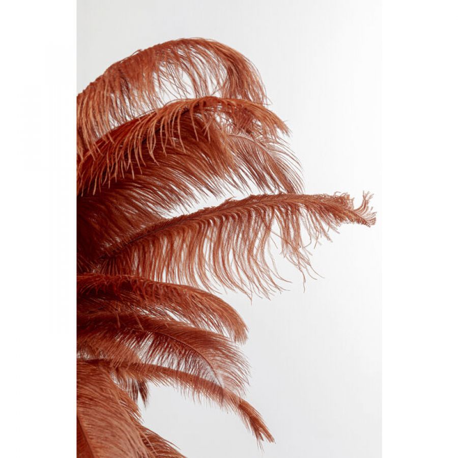 Lampa Feather Palm kolor rdzy podłogowa 165 cm - Kare Design