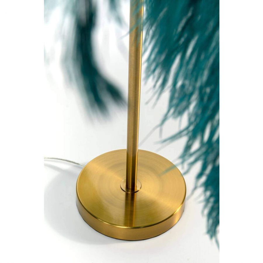 Lampa Feather Palm zielona stołowa 60cm - Kare Design