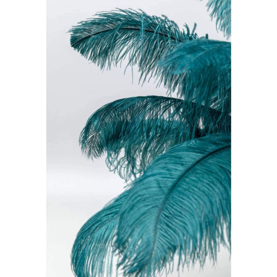 Lampa Feather Palm zielona stołowa 60cm - Kare Design