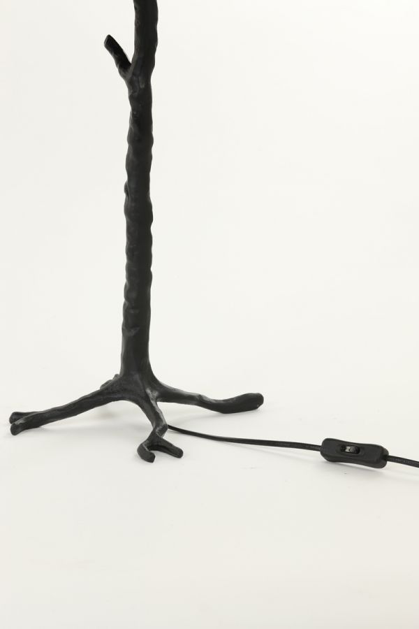 Lampa Feather pióra czarna stołowa 68 cm