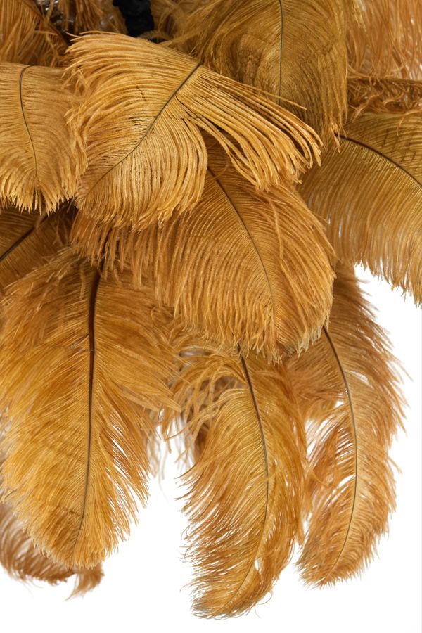 Lampa Feather pióra karmelowa sufitowa 80 cm