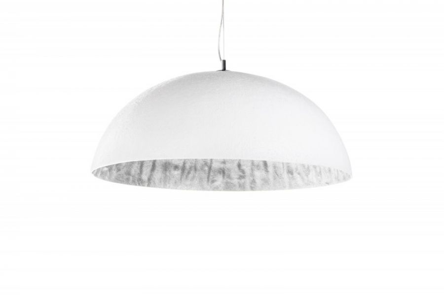 Lampa Glow biało-srebrna 70 cm  - Invicta Interior