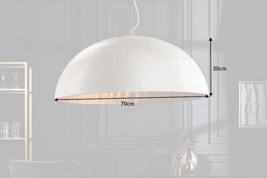 Lampa Glow biało-złota 70 cm  - Invicta Interior