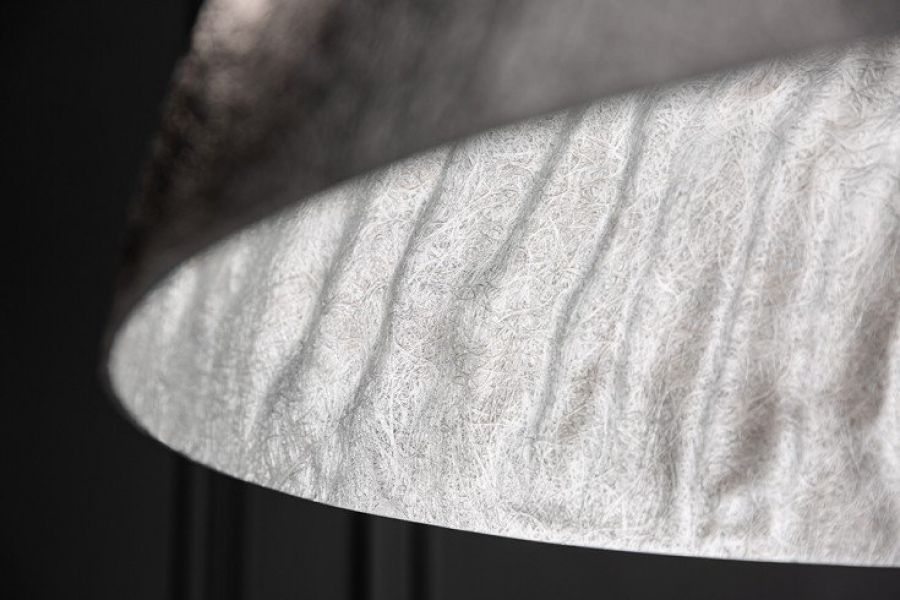 Lampa Glow czarno-srebrna 70 cm  - Invicta Interior
