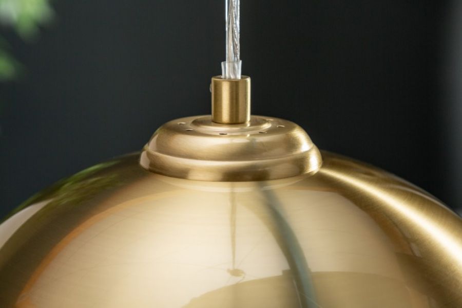 Lampa Golden Ball 30 cm złota regulowana - Invicta Interior