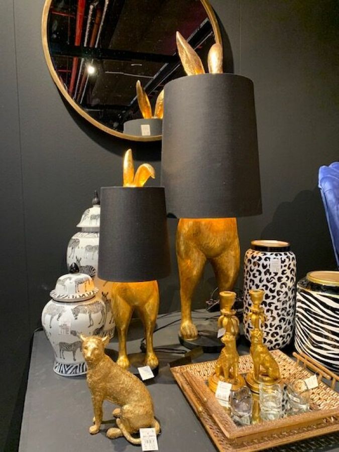 Lampa Hiding Bunny czarna 115 cm - Werner Voss