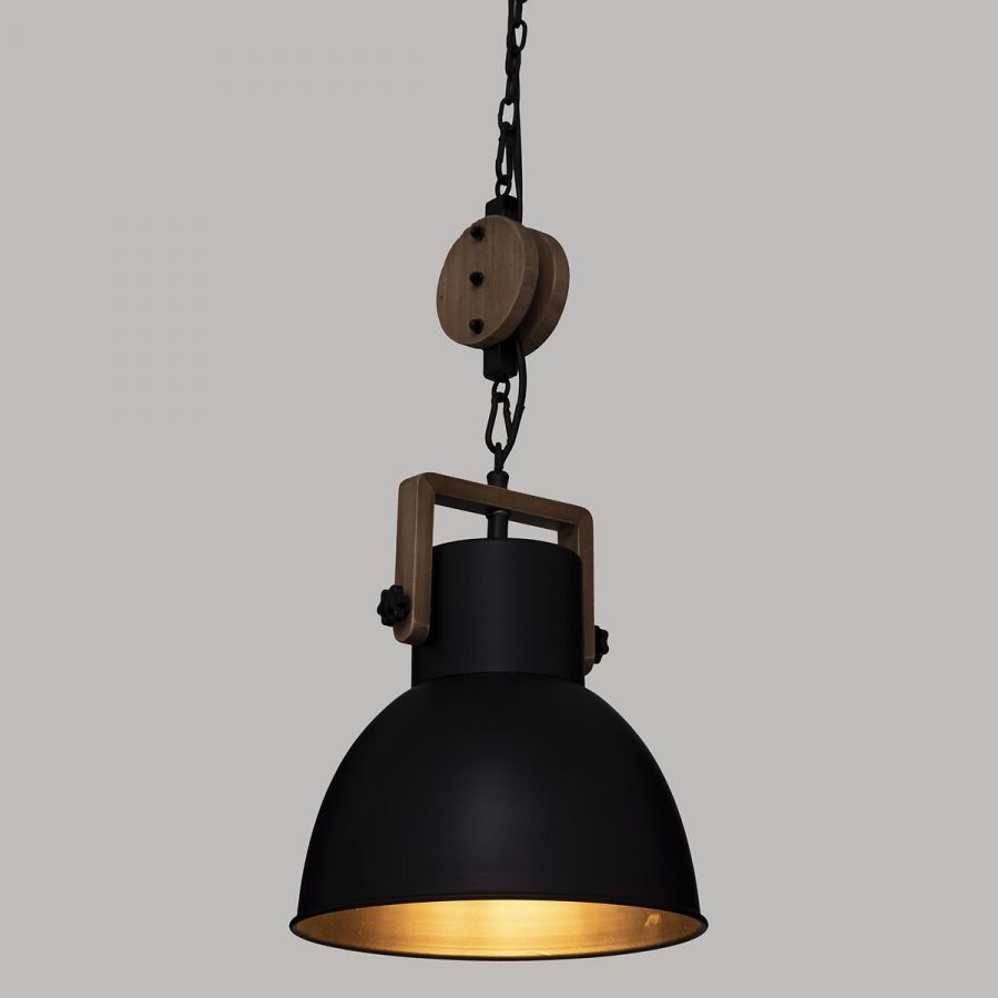 Lampa industrialna Loft czarna