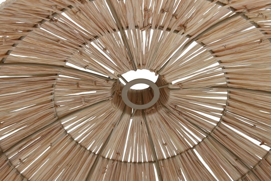 Lampa klosz boho z rafii 54 cm - Item International