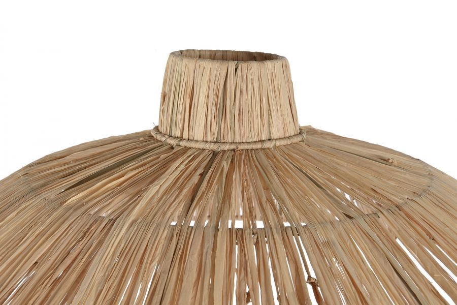 Lampa klosz boho z rafii 54 cm - Item International