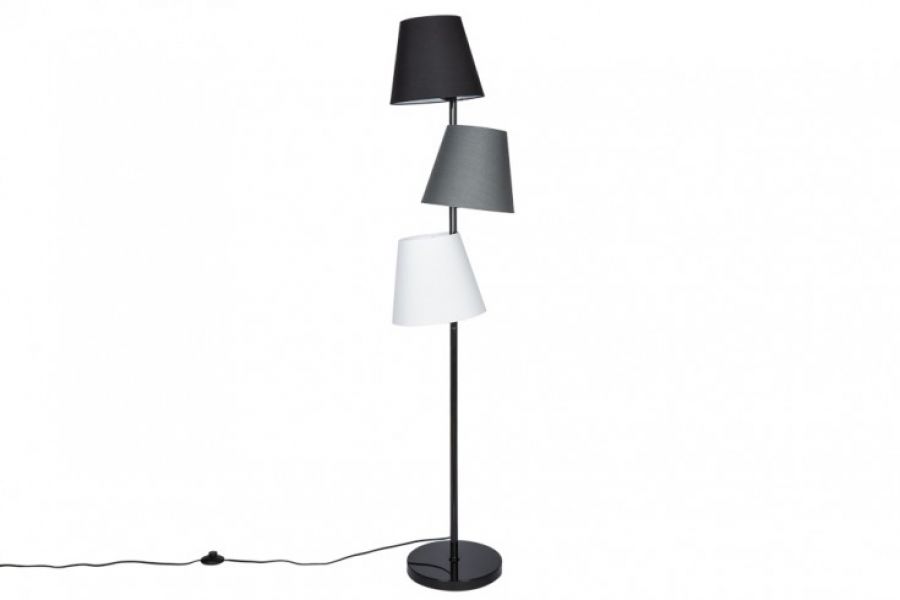  Lampa Levels 163 cm szara czarna biała - Invicta Interior